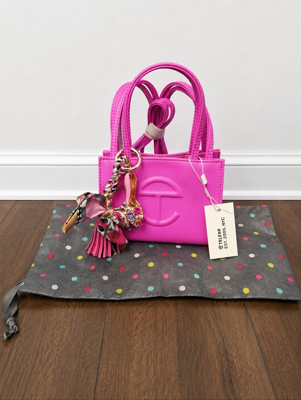 Telfar Small Shopping Bag – Bubblegum Pink | NWT | Crossbody | Bonus Accessories